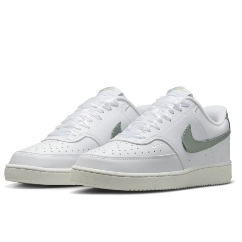 Nike court vision low next nature white sail jade horizon women's